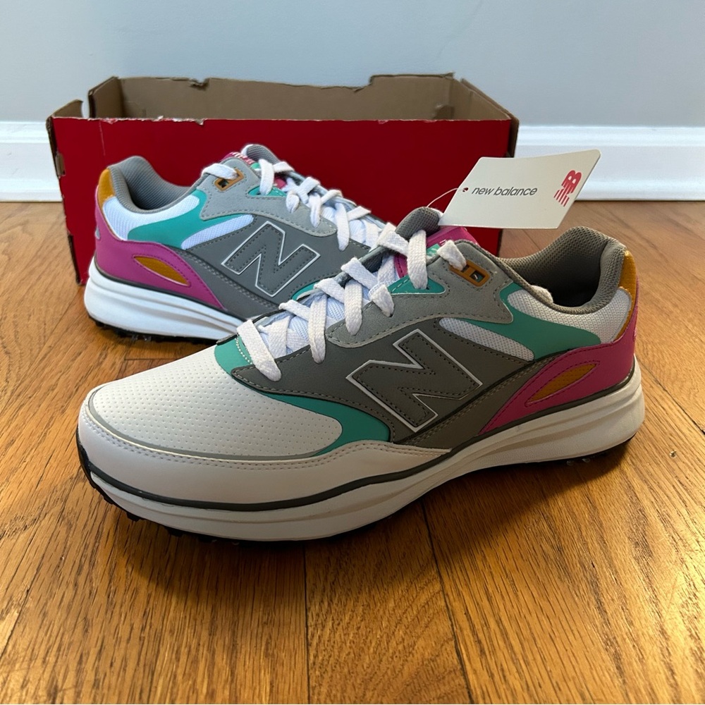 NEW BALANCE Heritage Golf Shoes Mens Fast Twist 3.0 Pulsar Cleats DSG856 NEW